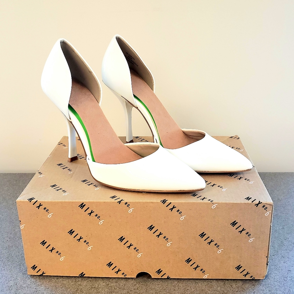 💋White Mix 6 Pumps💋